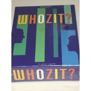 Gamewright The cooperative guess who game WHOZIT?